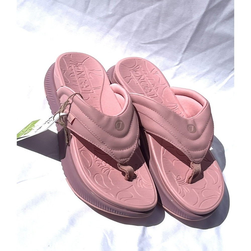ONCAI Orthopedic Flip Flops Women with Arch Support Ladies 9 Pink